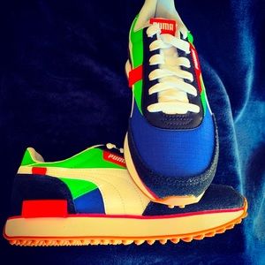 Puma Future Rider Play On Fluo Green